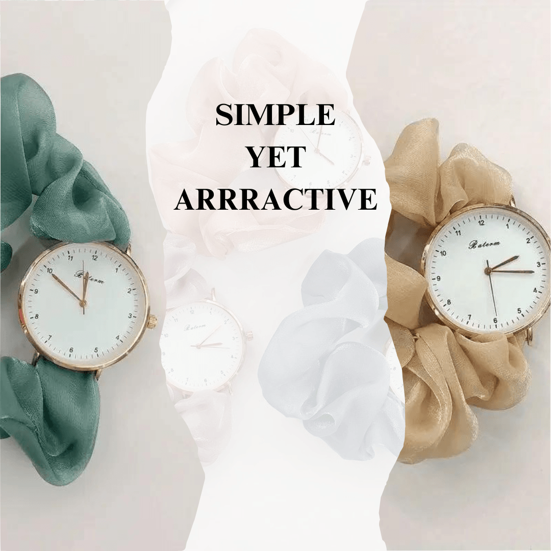 Organza Scrunchie Watch
