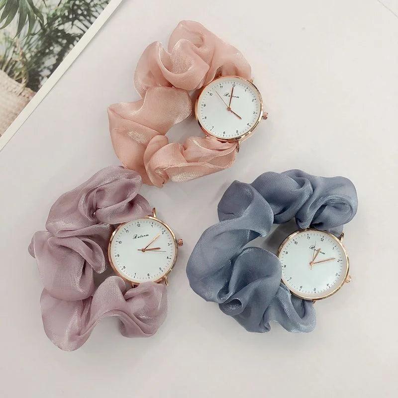 Organza Scrunchie Watch